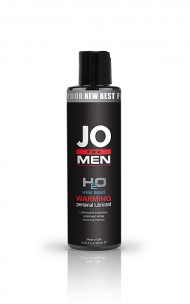 System JO - Men H2O Lubricant Warming 120 ml Rozgrzewający