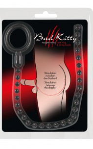 Bad Kitty - Cock Ring & Beads 0515817