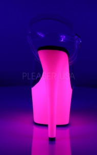 Pleaser - ADORE-708UV Sandałki świecące w UV