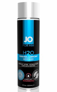 System JO - Men H2O Lubricant Warming 120 ml Rozgrzewający