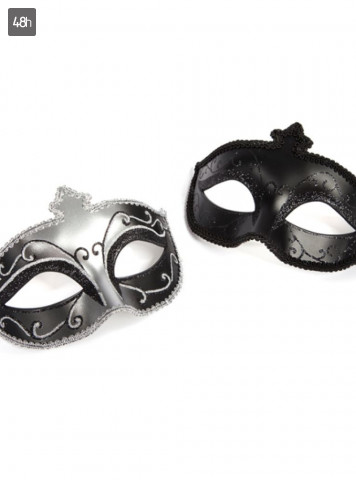 Fifty Shades of Grey - Maska karnawałowa - Fifty Shades of Grey Masquerade Mask Twin Pack (dwupak)