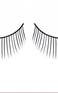 Baci - 606 Black-Purple Feather Eyelashes 