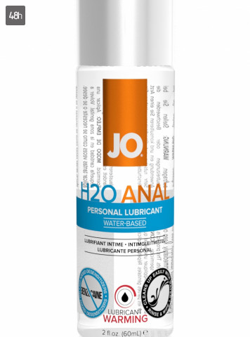 System JO - Lubrykant analny Anal H2O Lubricant Warming 60 ml Rozgrzewający