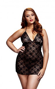 Baci - Lace Babydoll Queen Size