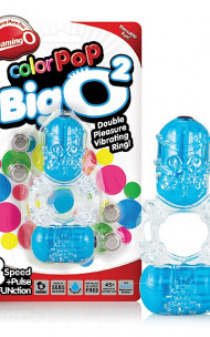 The Screaming O - Color Pop Big O2 Blue Pierścień Erekcyjny