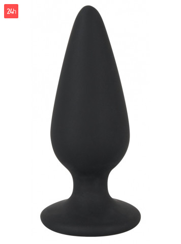 Black Velvets - Korek analny silikonowy 10,5 cm Black Velvets